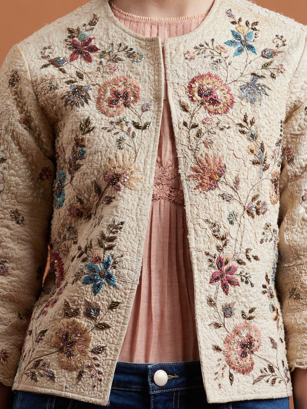 Fabindia Jackets : Buy Fabindia Wool Tweed Front Zipper Jacket Online |  Nykaa Fashion