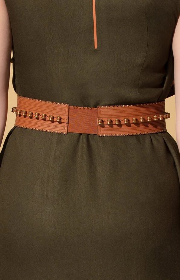 Ngozi Tan Belt In Leather01